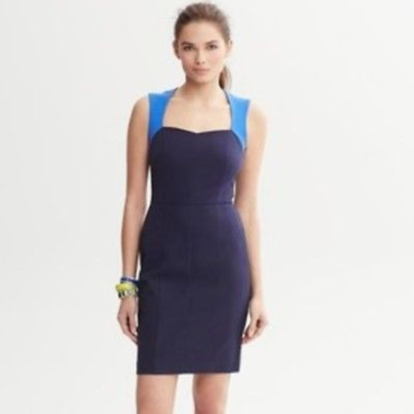 Banana Republic Dresses & Skirts - New Banana Republic XS 2 P Blue Colorblock dress